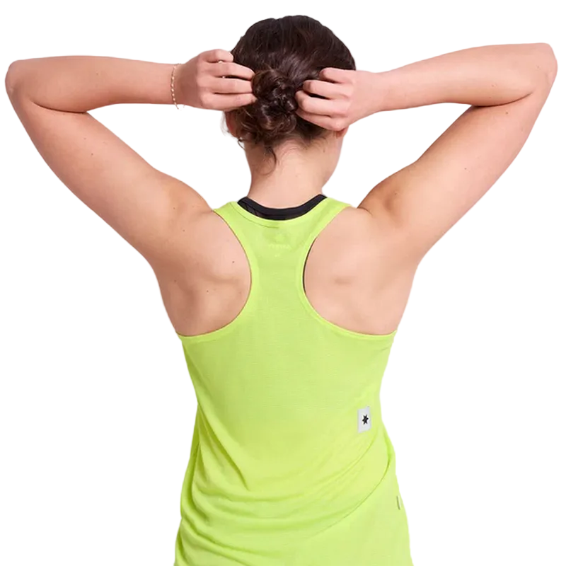 Saysky - Reactive Flow Singlet - Yellow Logo - Women's