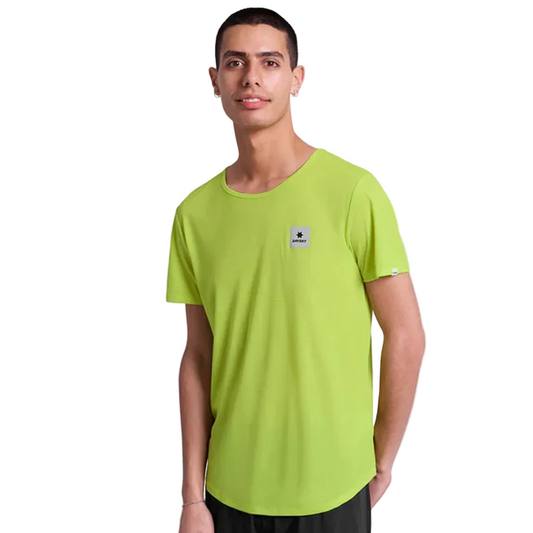 Saysky - Reactive Flow T-shirt - Yellow Logo - Men's
