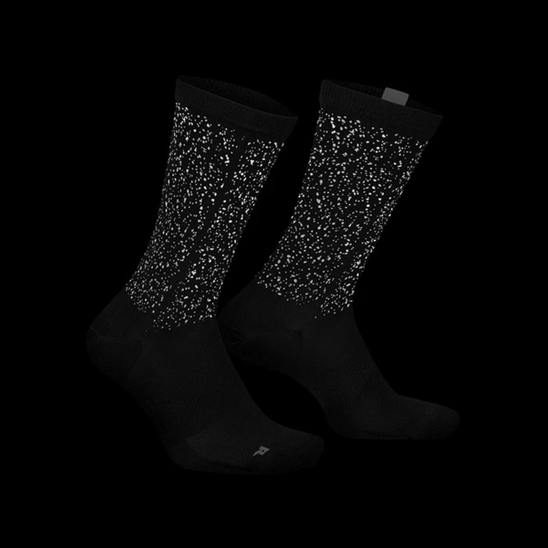 Saysky - Reflective Combat High Socks - Black - Unisex