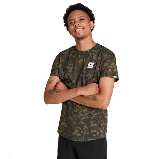 Saysky - Camo Combat T-Shirt - Brown - Men's