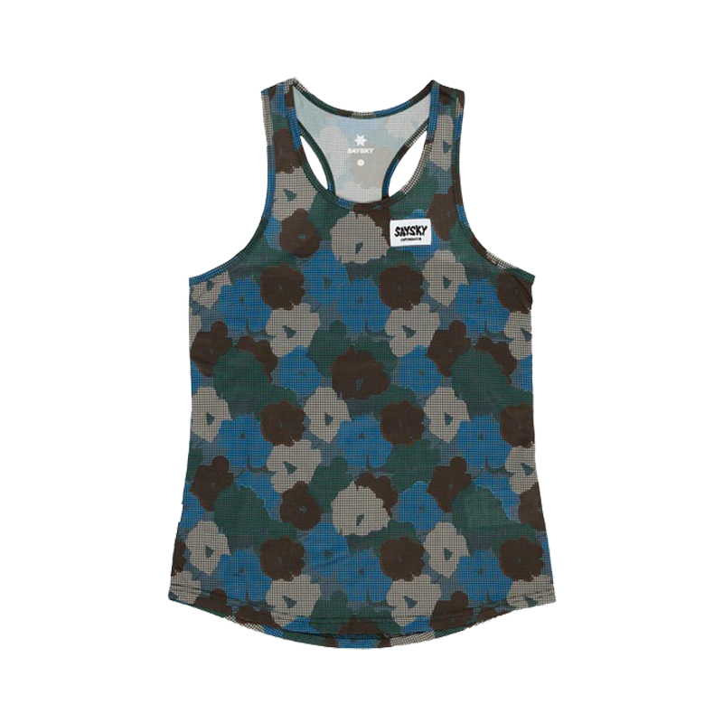 Saysky - Camo Flower Combat Singlet - Blue - Women's