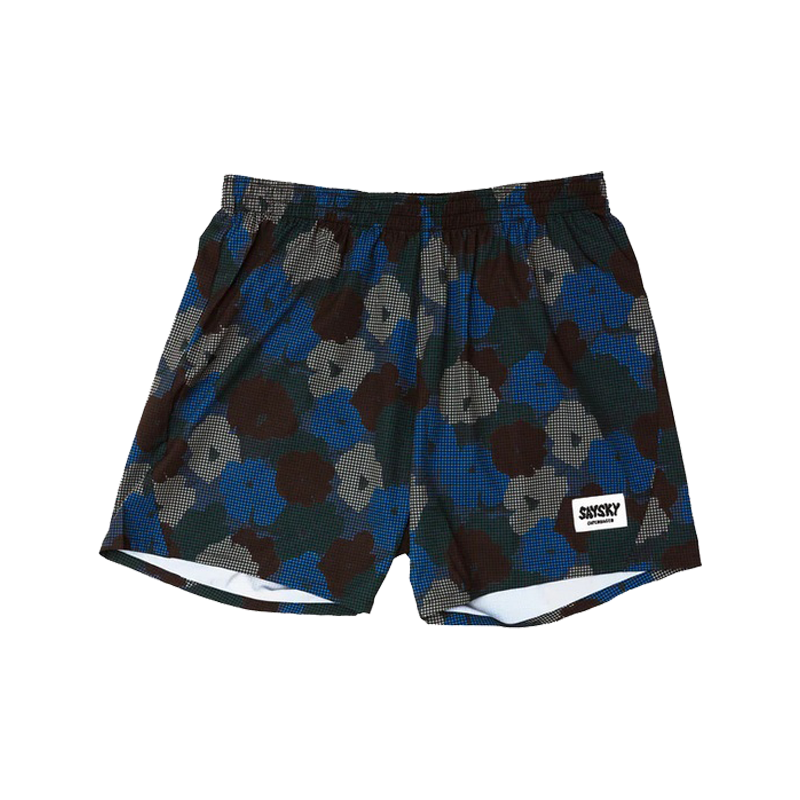 Saysky - Camo Flower Pace Shorts 5" - Blue - Men's
