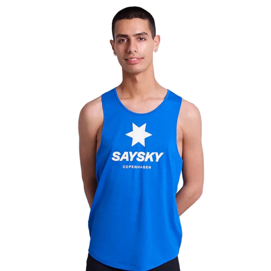 Saysky - Logo Combat Pro Singlet - Blue - Men's