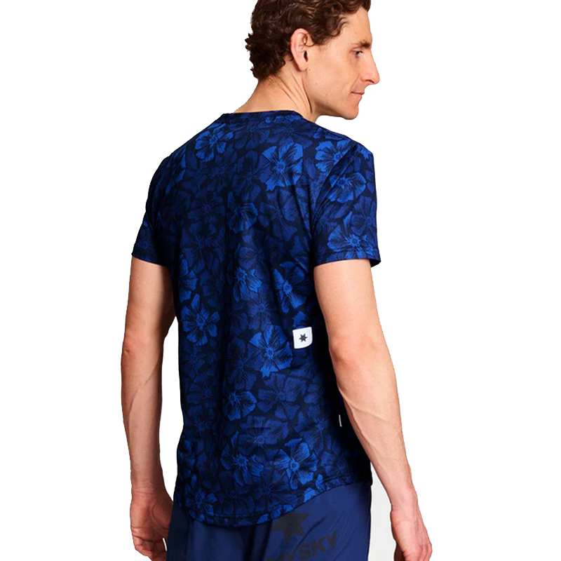 Saysky - Flower Combat T-shirt - Blue - Men's