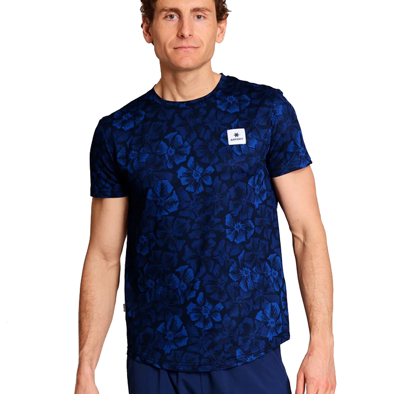 Saysky - Flower Combat T-shirt - Blue - Men's