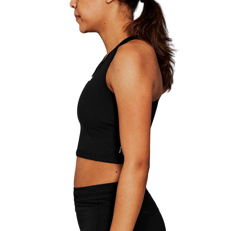 Saysky - Flow Race Crop Top - Black - Women's