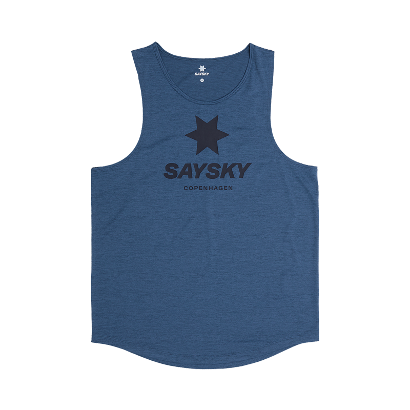 Saysky - Logo Combat Pro Singlet - Blue - Men's