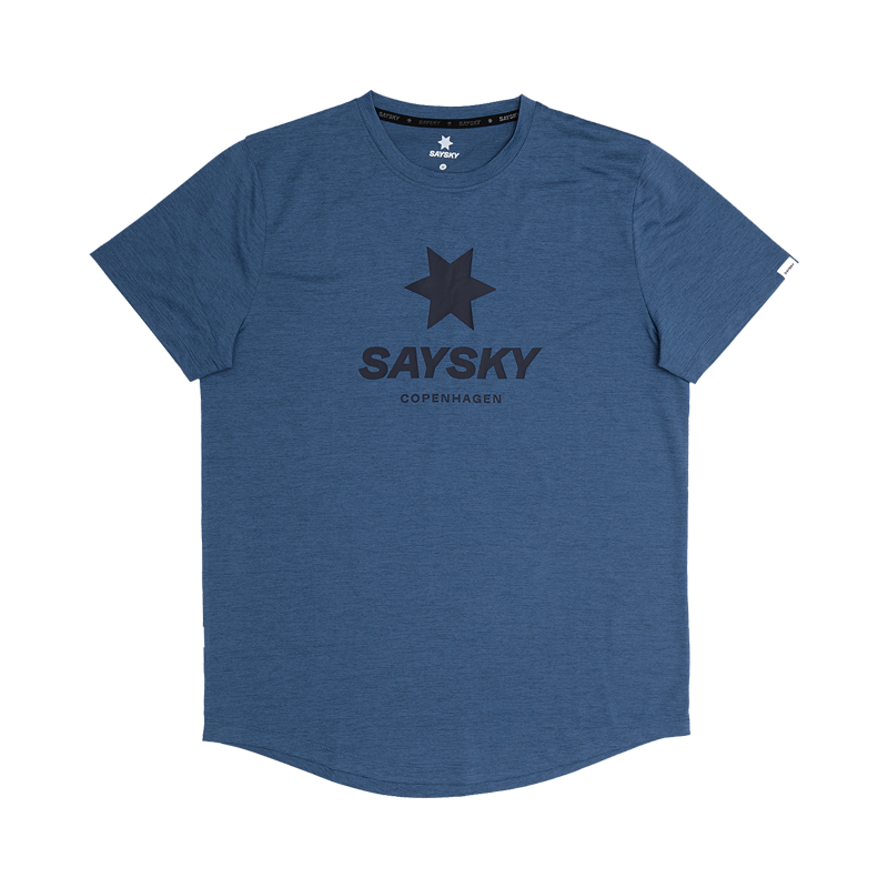 Saysky - Logo Combat Pro T-Shirt - Blue - Men's