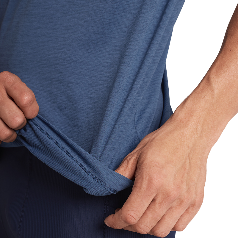 Saysky - Logo Combat Pro T-Shirt - Blue - Men's