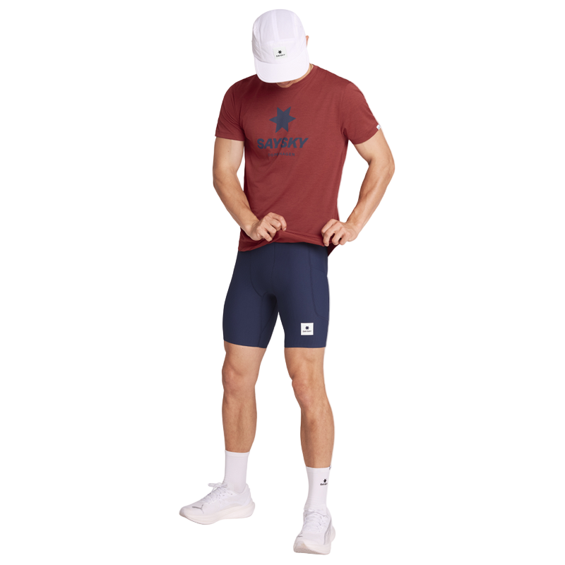 Saysky - Logo Combat Pro T-Shirt - Red - Men's