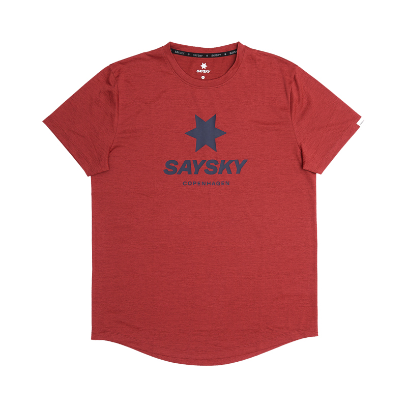 Saysky - Logo Combat Pro T-Shirt - Red - Men's