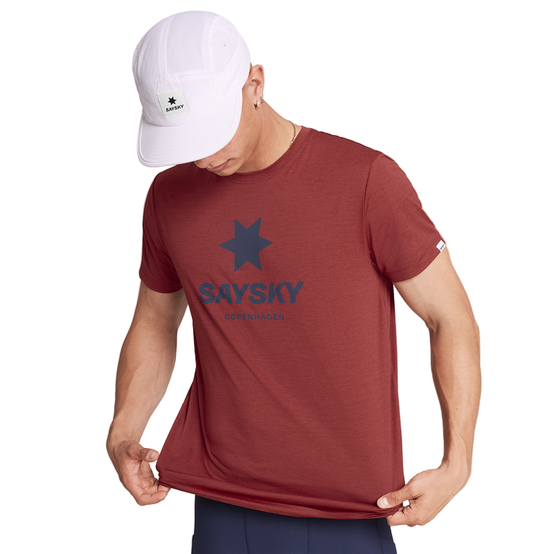Saysky - Logo Combat Pro T-Shirt - Red - Men's