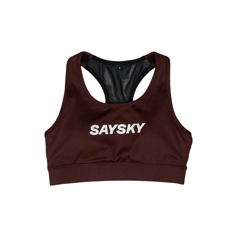 Saysky - Logo Combat Sports Bra - Red - Women's