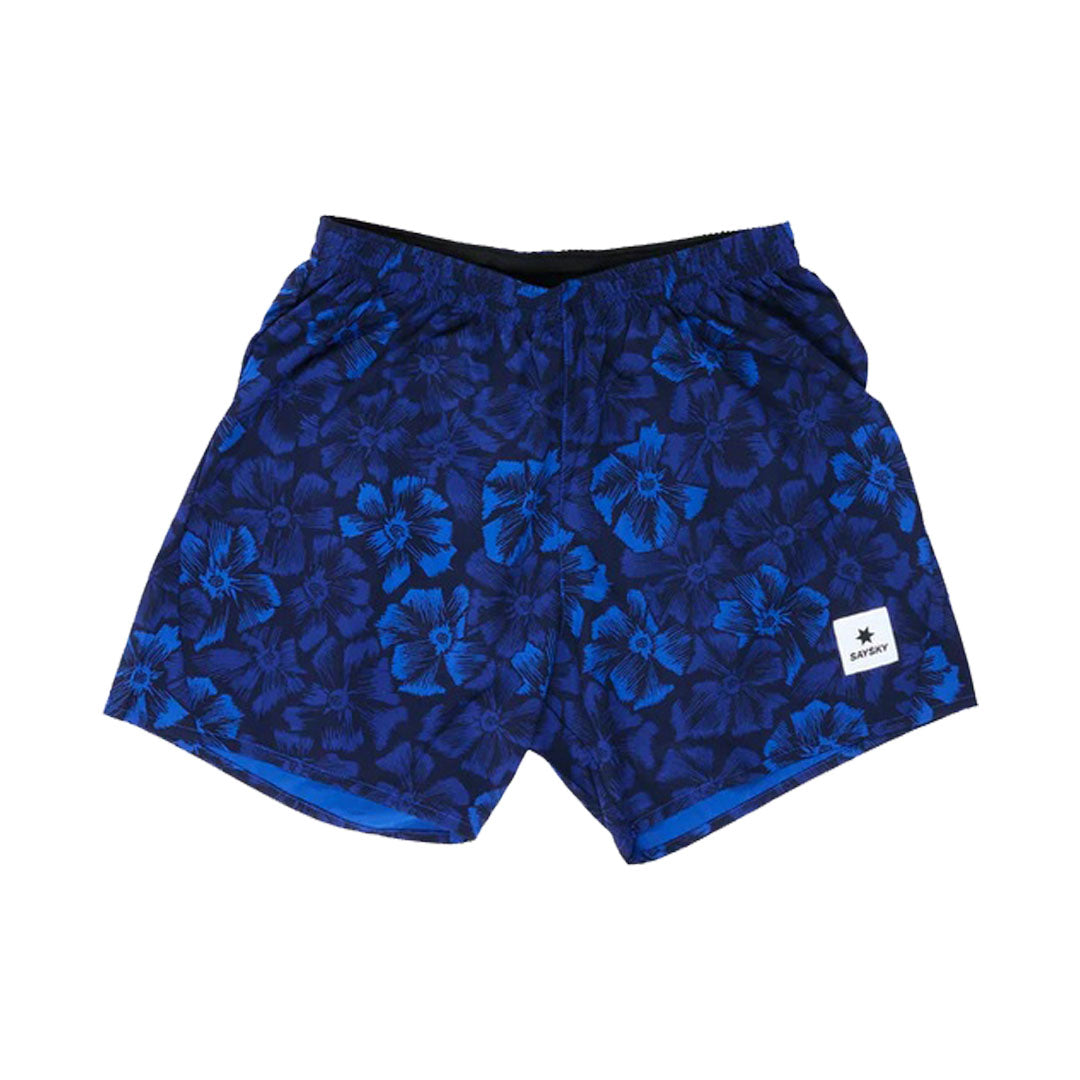 Saysky - Flower Pace Shorts 5" - Blue - Men's