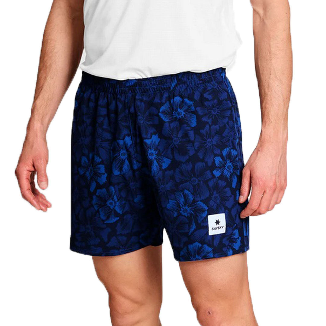 Saysky - Flower Pace Shorts 5" - Blue - Men's