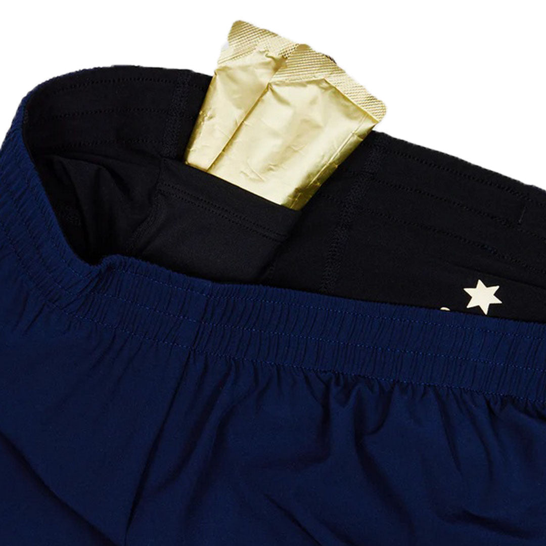 Saysky - Star Pace Shorts 5" - White/Blue - Men's