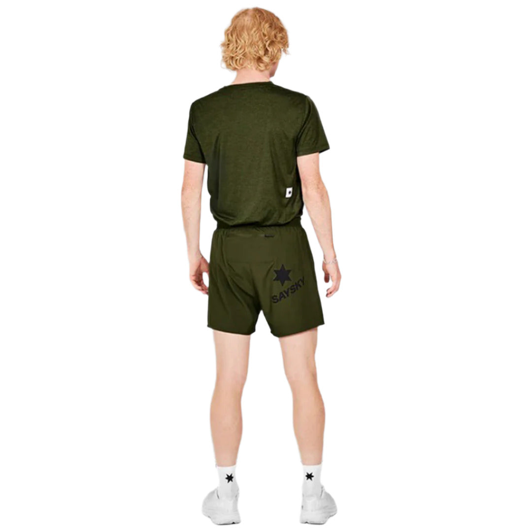 Saysky - Pace Shorts 5'' - Green - Men's