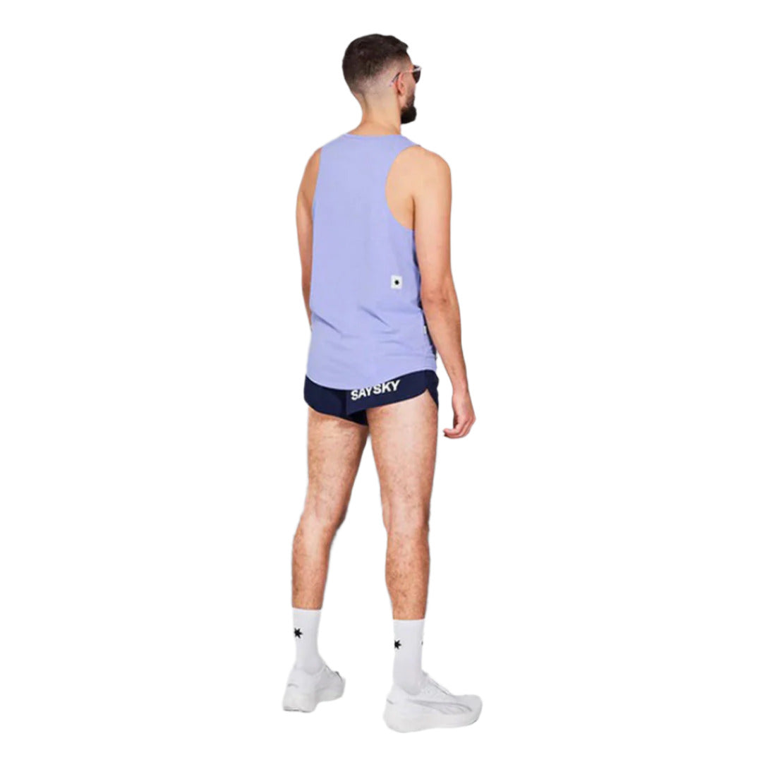 Saysky - Logo Combat Singlet - Purple Melange - Men's