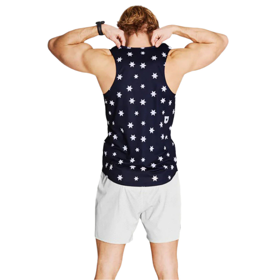 Saysky - Star Combat Singlet - Blue - Men's