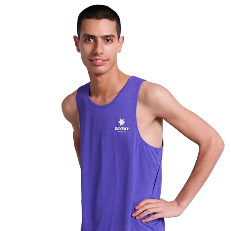 Saysky - Statement Combat Pro Singlet - Purple - Men's