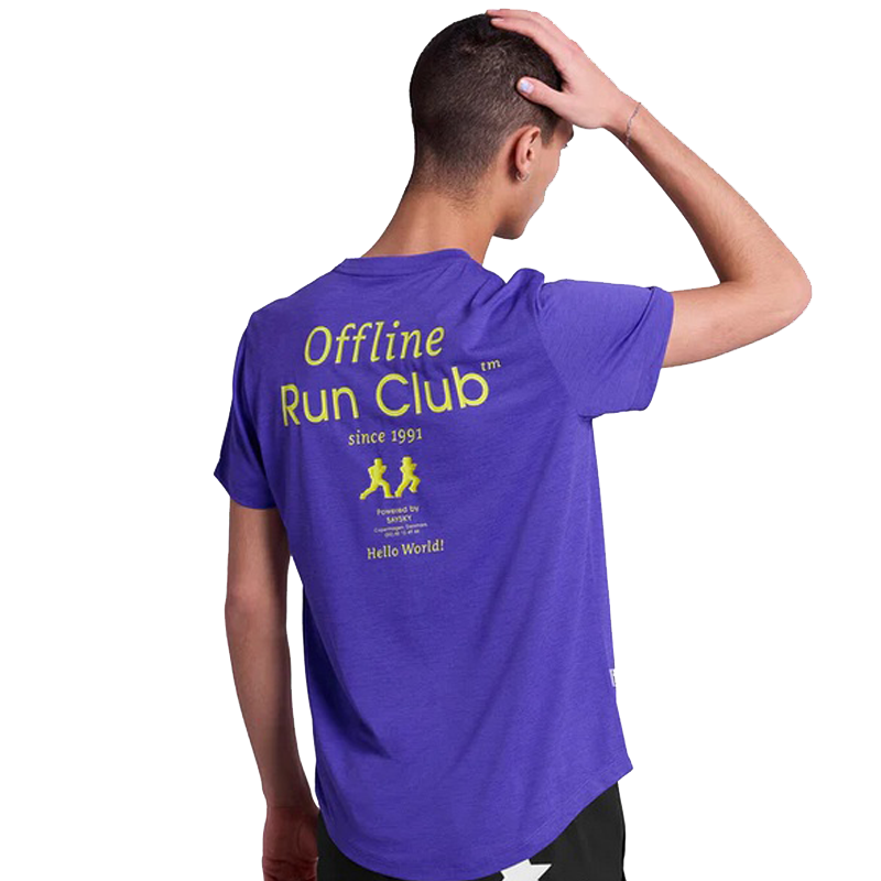Saysky - Statement Combat Pro T-Shirt - Purple - Men's