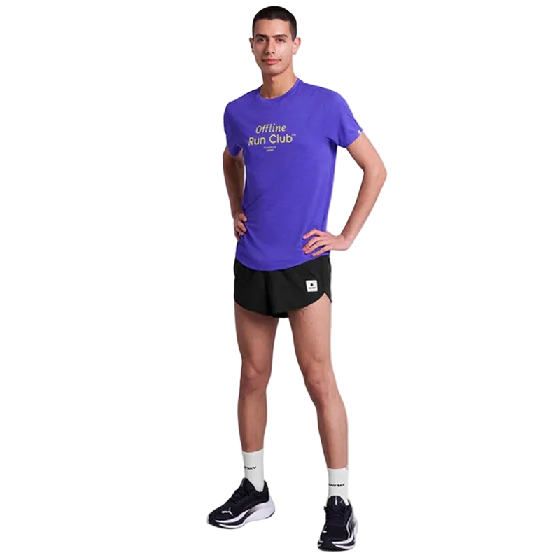 Saysky - Statement Combat Pro T-Shirt - Purple - Men's