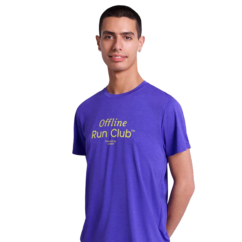 Saysky - Statement Combat Pro T-Shirt - Purple - Men's