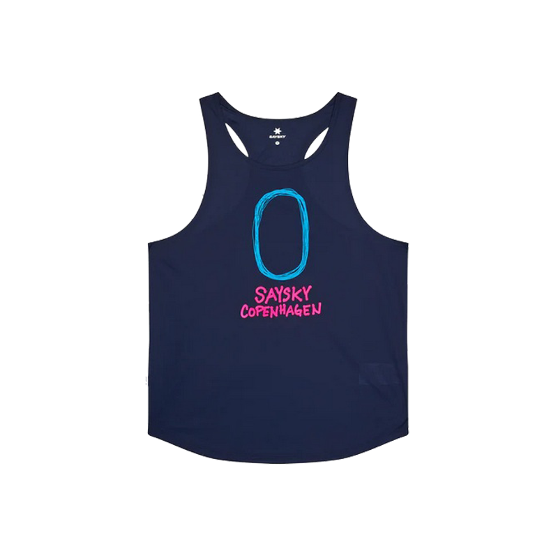 Saysky - Statement Flow Singlet - Blue - Men's