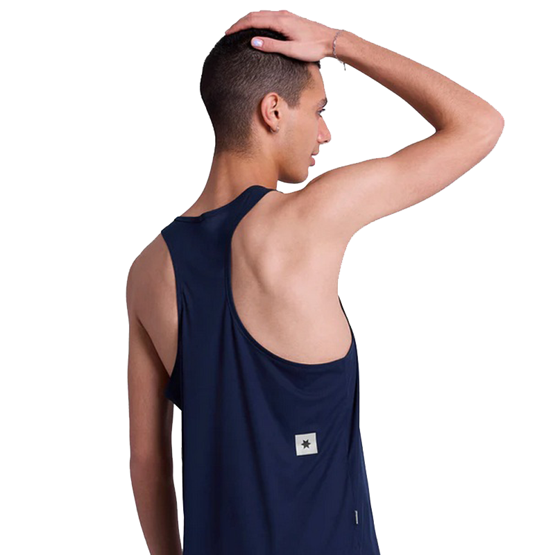 Saysky - Statement Flow Singlet - Blue - Men's