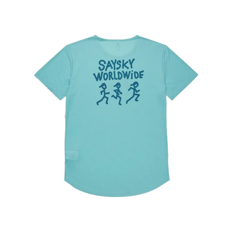 Saysky - Statement Flow T-Shirt - Blue - Men's