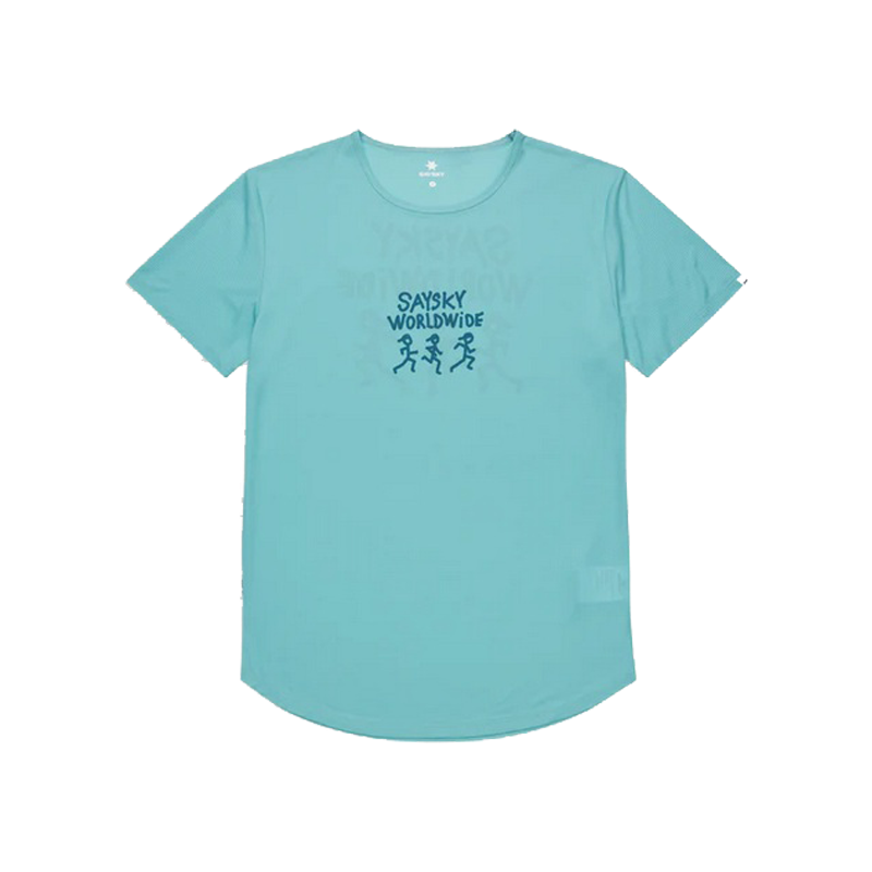 Saysky - Statement Flow T-Shirt - Blue - Men's