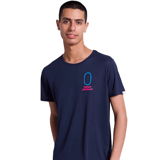 Saysky - Statement Flow T-Shirt - Navy - Men's