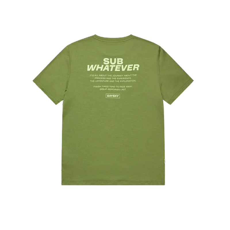 Saysky - Statement Pace T-Shirt - Green - Men's