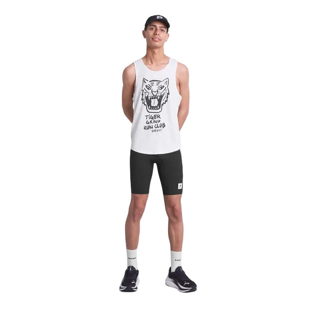 Saysky - Tiger Combat Pro Singlet - White - Men's
