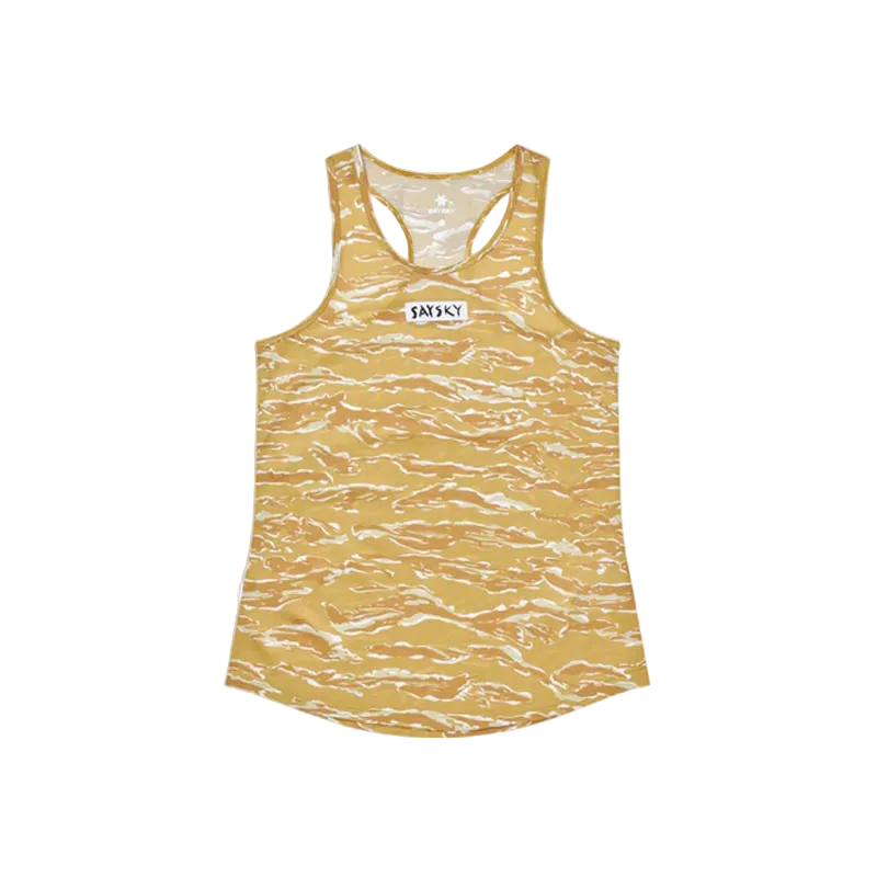 Saysky - Tiger Combat Singlet - Yellow Camo - Women's