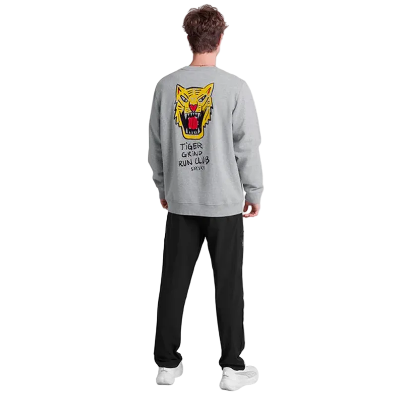 Saysky - Tiger Crewneck - Grey - Men's