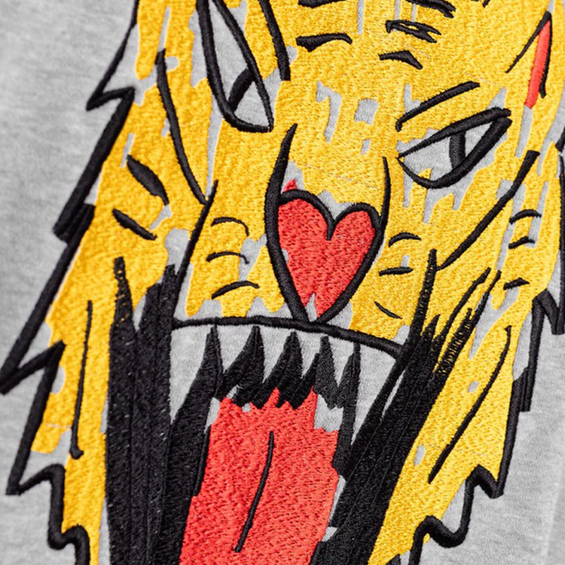 Saysky - Tiger Crewneck - Grey - Men's