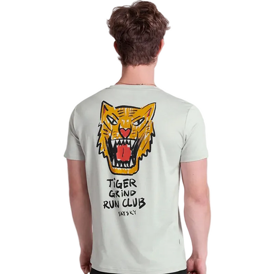 Saysky - Tiger Pace T-Shirt - Grey - Men's