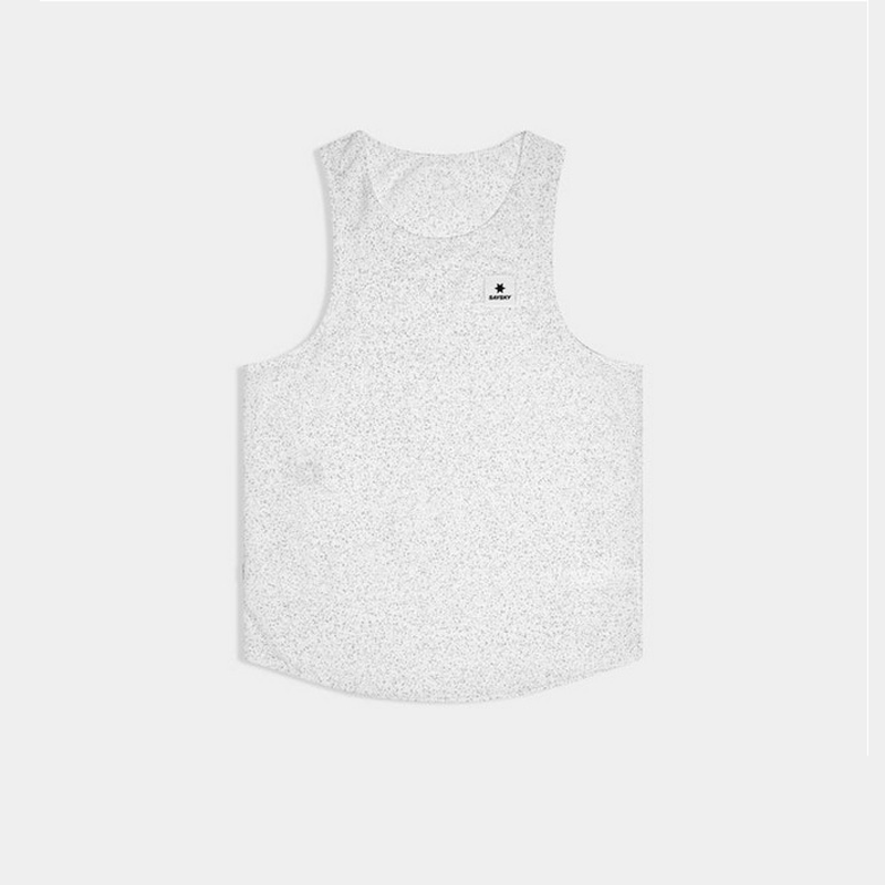 Saysky - Universe Combat Singlet - White Universe - Men's