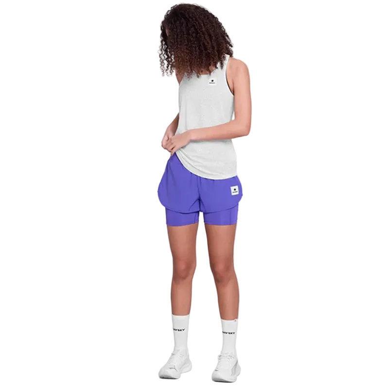 Saysky - Universe Combat Singlet - White Universe - Women's