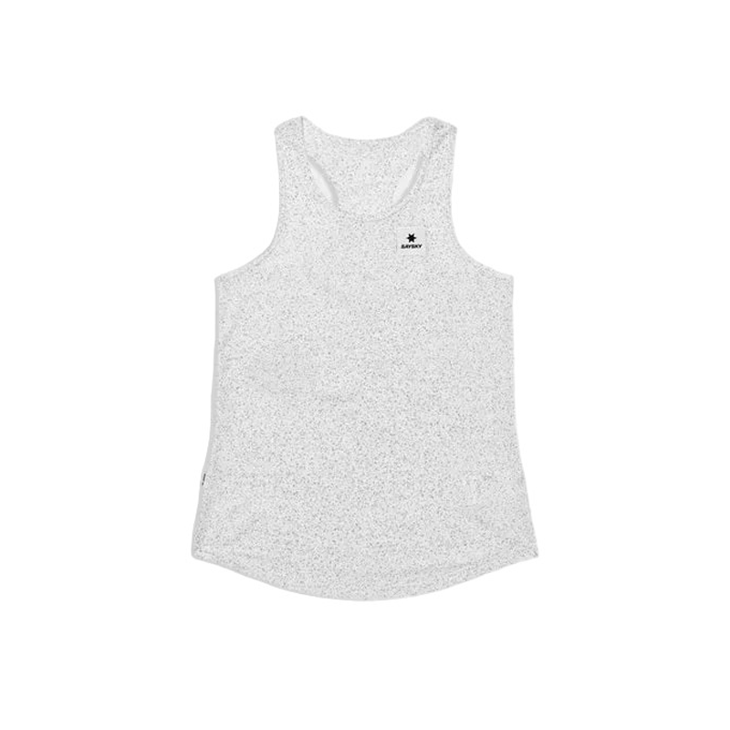 Saysky - Universe Combat Singlet - White Universe - Women's