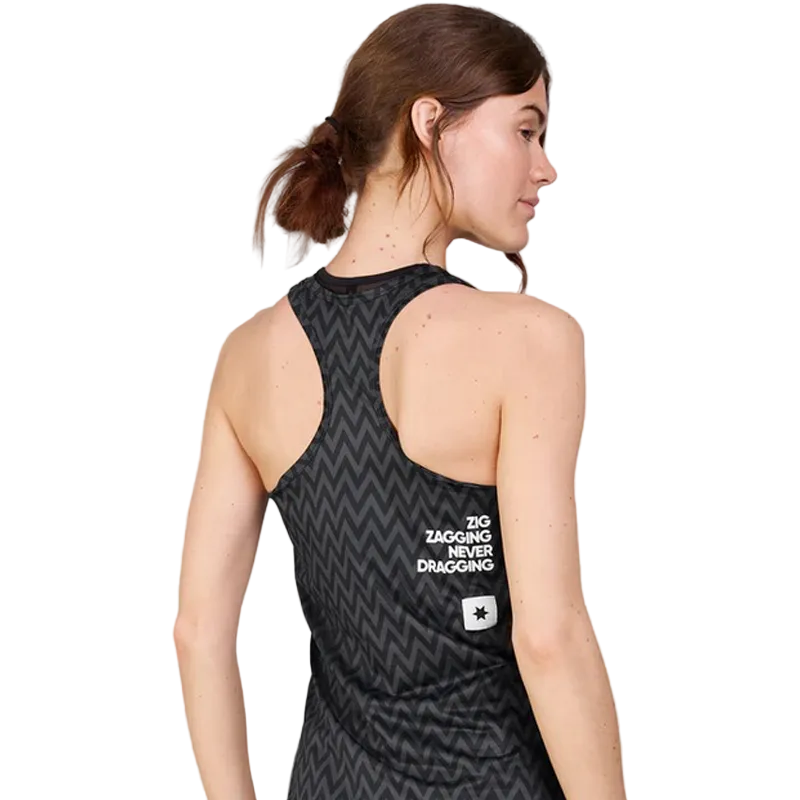 Saysky - Zig Zag Combat Singlet- Black Zig Zag - Women's