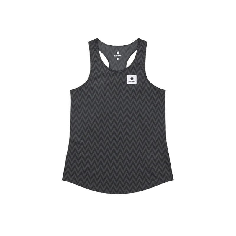Saysky - Zig Zag Combat Singlet- Black Zig Zag - Women's
