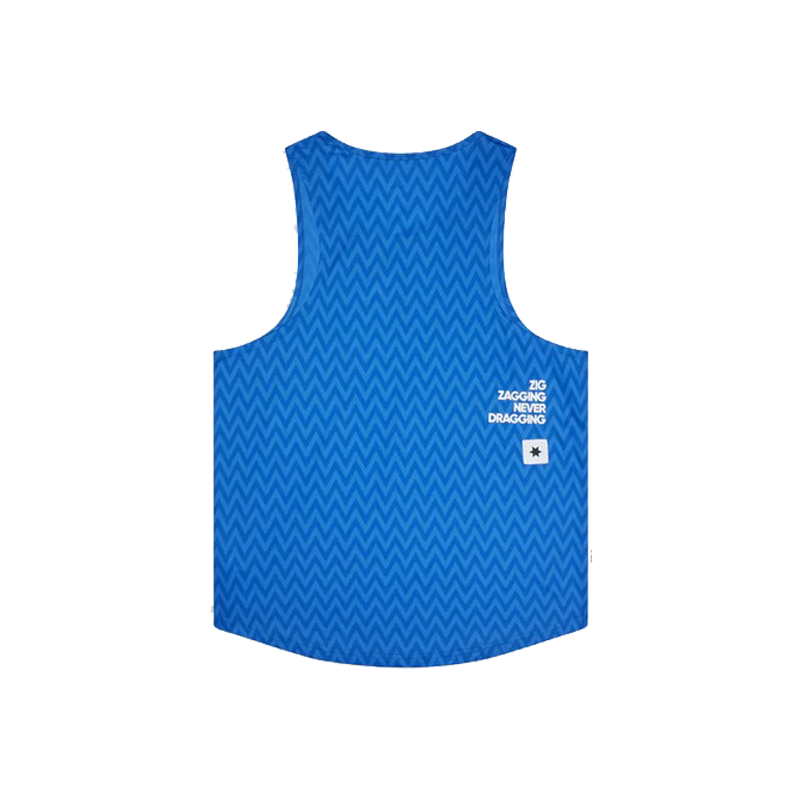 Saysky - Zig Zag Combat Singlet - Blue Zig Zag - Men's