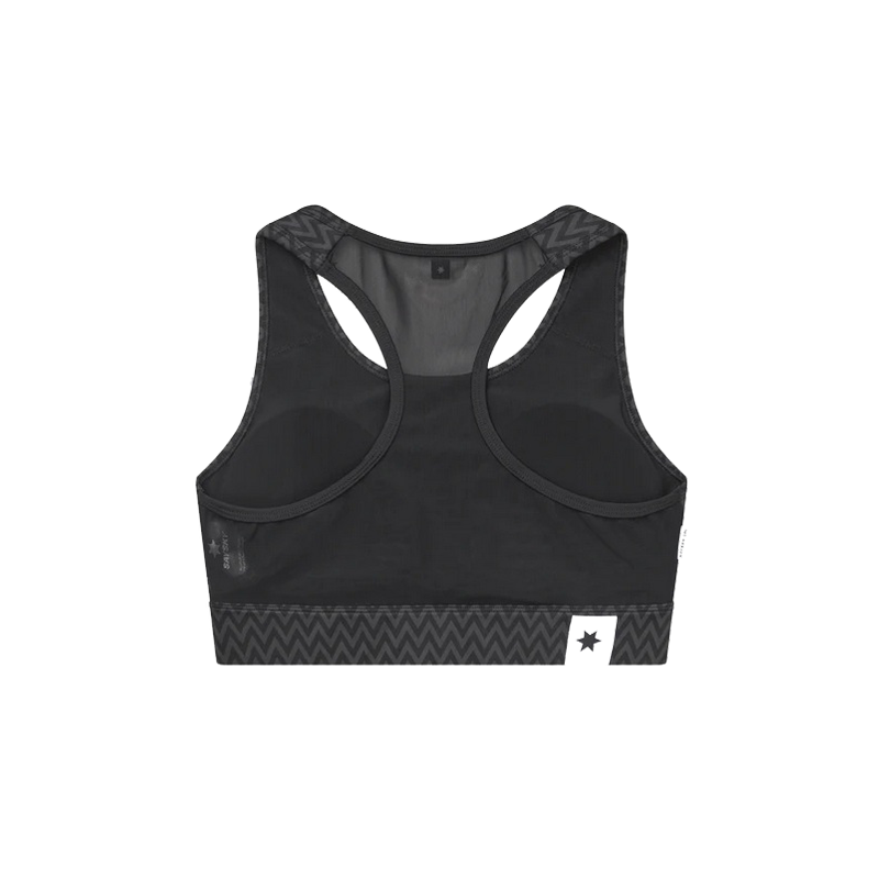 Saysky - Zig Zag Combat Sports Bra - Black Zig Zag - Women's