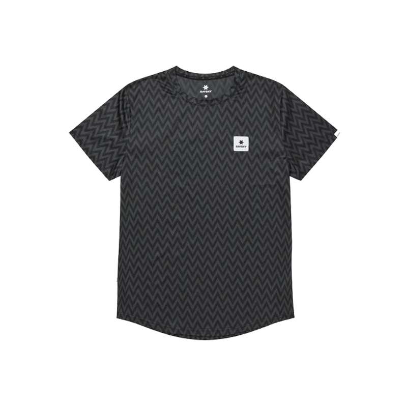 Saysky - Zig Zag Combat T-Shirt - Black Zig Zag - Men's