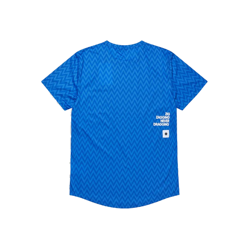 Saysky - Zig Zag Combat T-Shirt - Blue Zig Zag - Men's