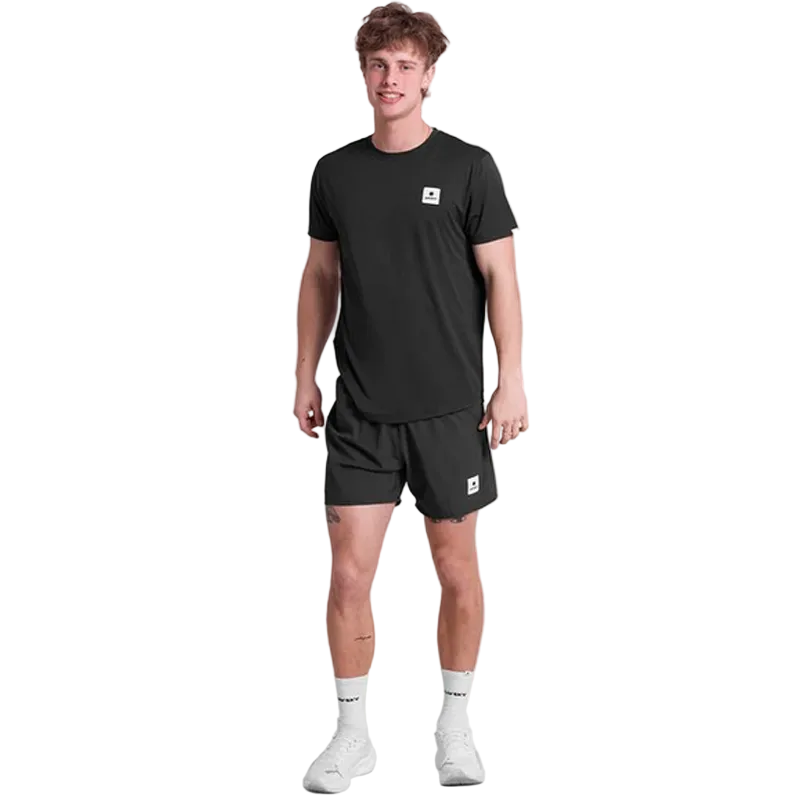 Saysky - Zig Zag Pace Shorts 5'' - Black Zig Zag - Men's