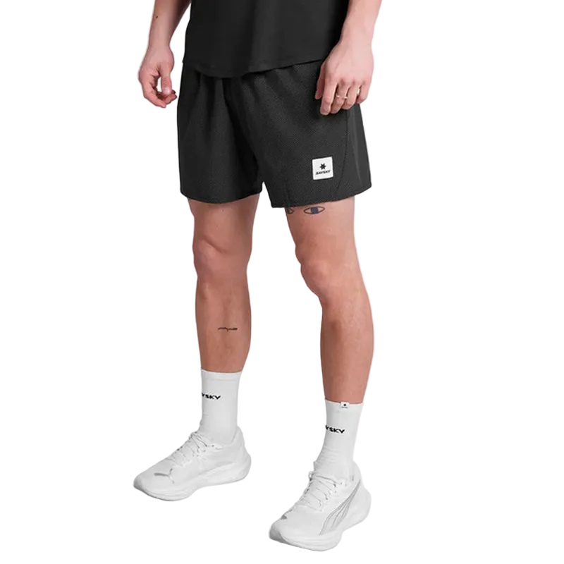 Saysky - Zig Zag Pace Shorts 5'' - Black Zig Zag - Men's