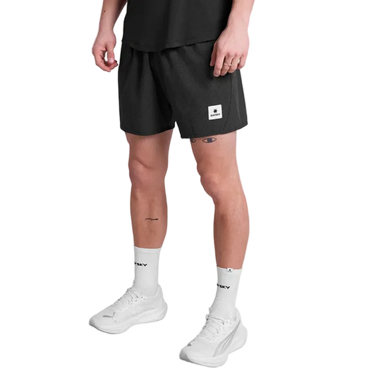Saysky - Zig Zag Pace Shorts 5'' - Black Zig Zag - Men's